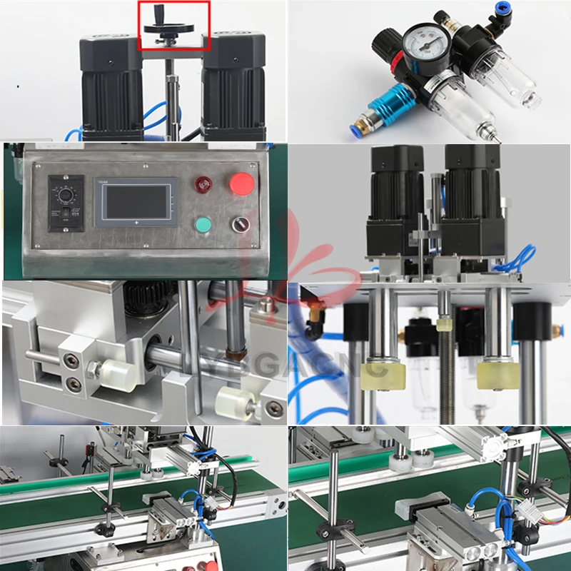 Assembly Line Production Automatic Bottle Capping Machine Used for Capping Twist Caps On Bottles 18-150mm Bottle High 50-400mm