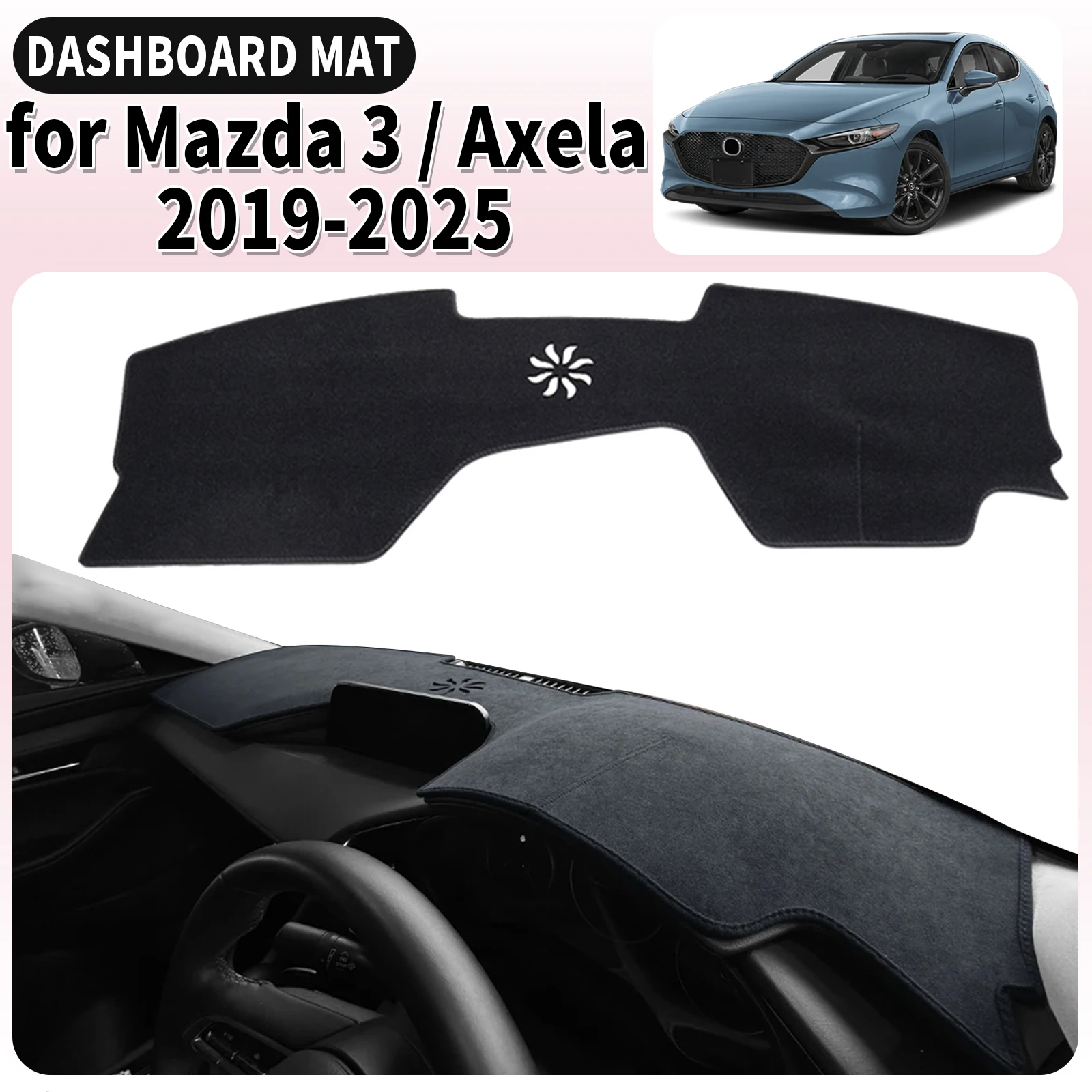 

fit for Mazda 3 Axela BP 2019 2020 2021-2025 Car Dashmat Dashboard Cover Pad Accessories DashMat Sunshade Protective Carpet