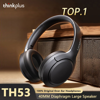 thinkplus TH53 Gaming Headset Wireless Bluetooth 5.4 Headphone 40MM HIFI Stereo Earphones Noise Reduction Sport Earburds Lenovo
