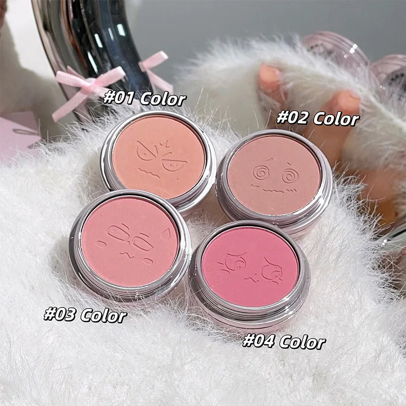 Blush No-Mischief - Uovo per trucco solido multifunzionale per tinta grigio-rosa a bassa saturazione con finitura impeccabile