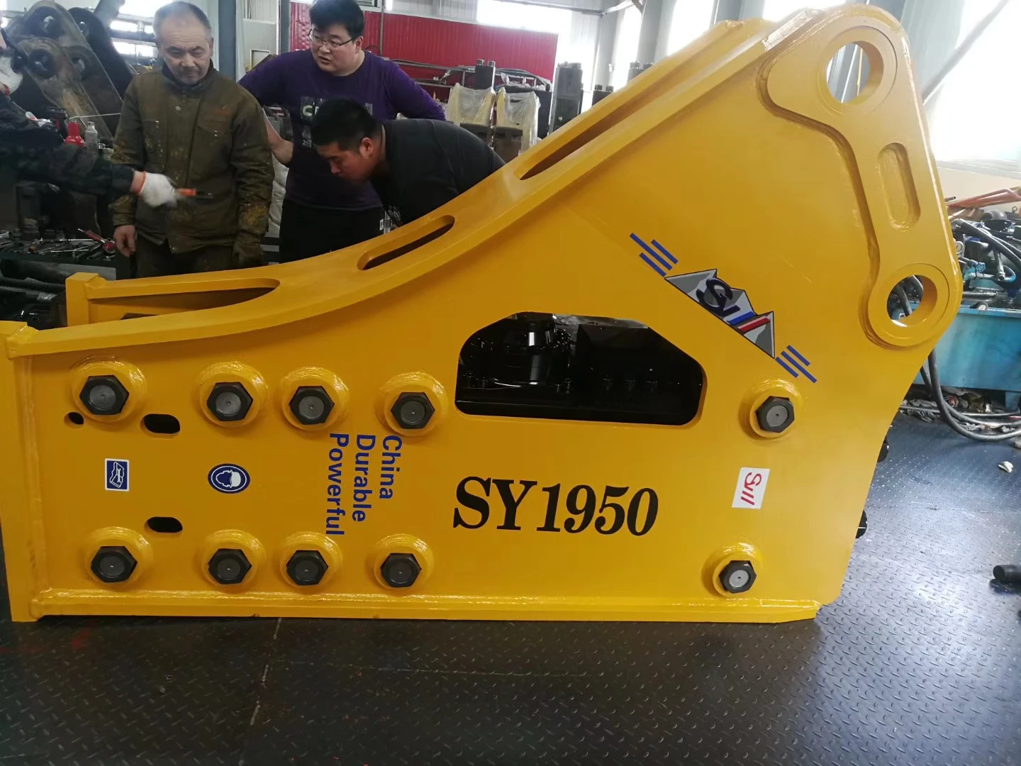 SY1950 Box Hydraulic Breaker Hammer Used for 45-70 Ton Excavator Mining and Building  Engineering Construction  Rock Breaker