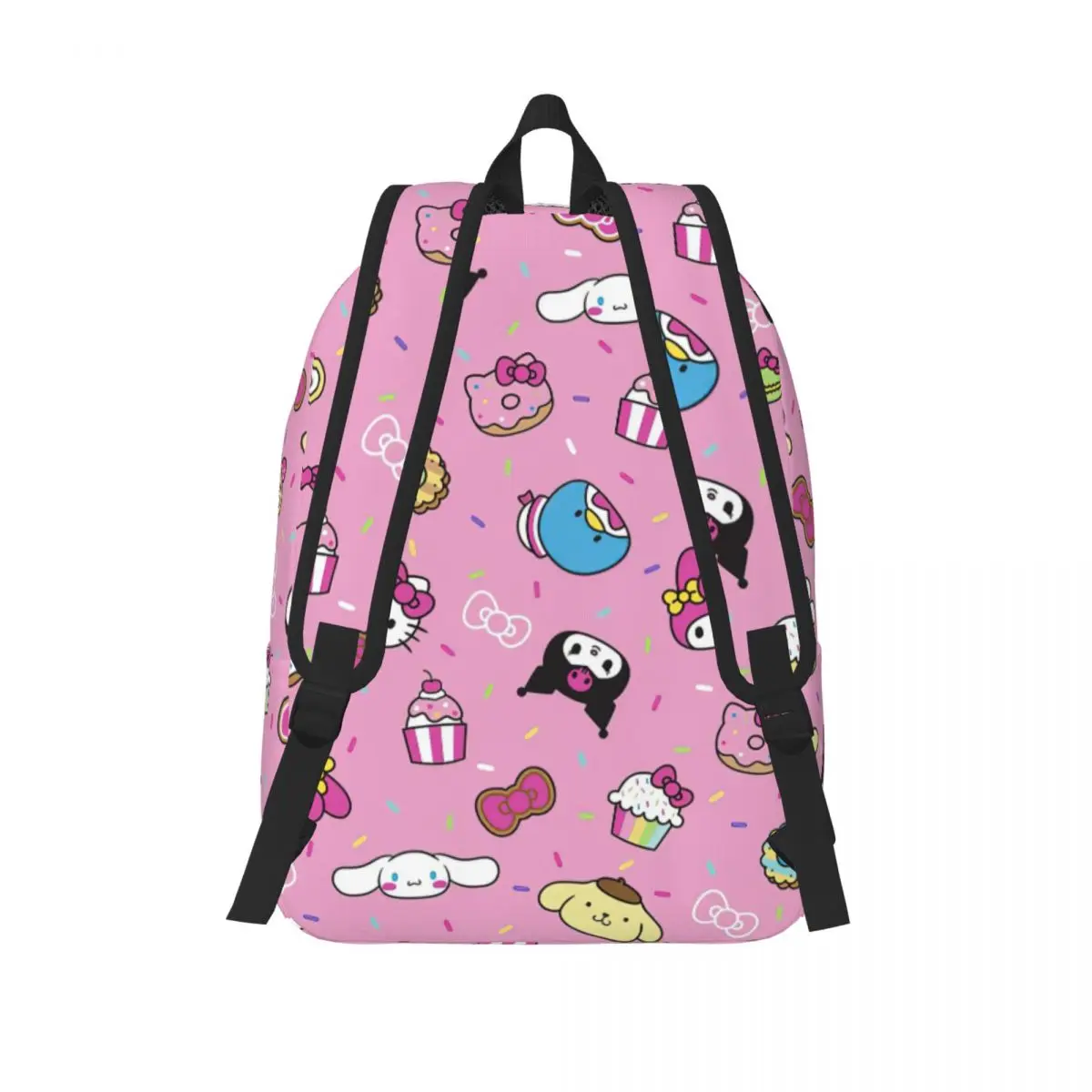 Hello Kitty Kuromi My Melody Backpack Middle High College School Student Cartoon Bookbag Teens Daypack Outdoor