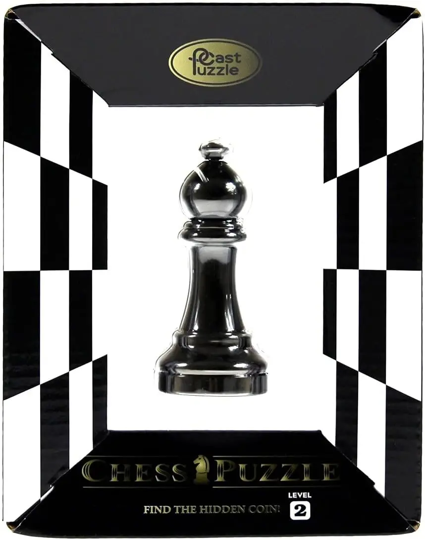 

Black Cast Puzzle Premium Series ~ Chess Piece Puzzle~ Bishop by - Decorative Product