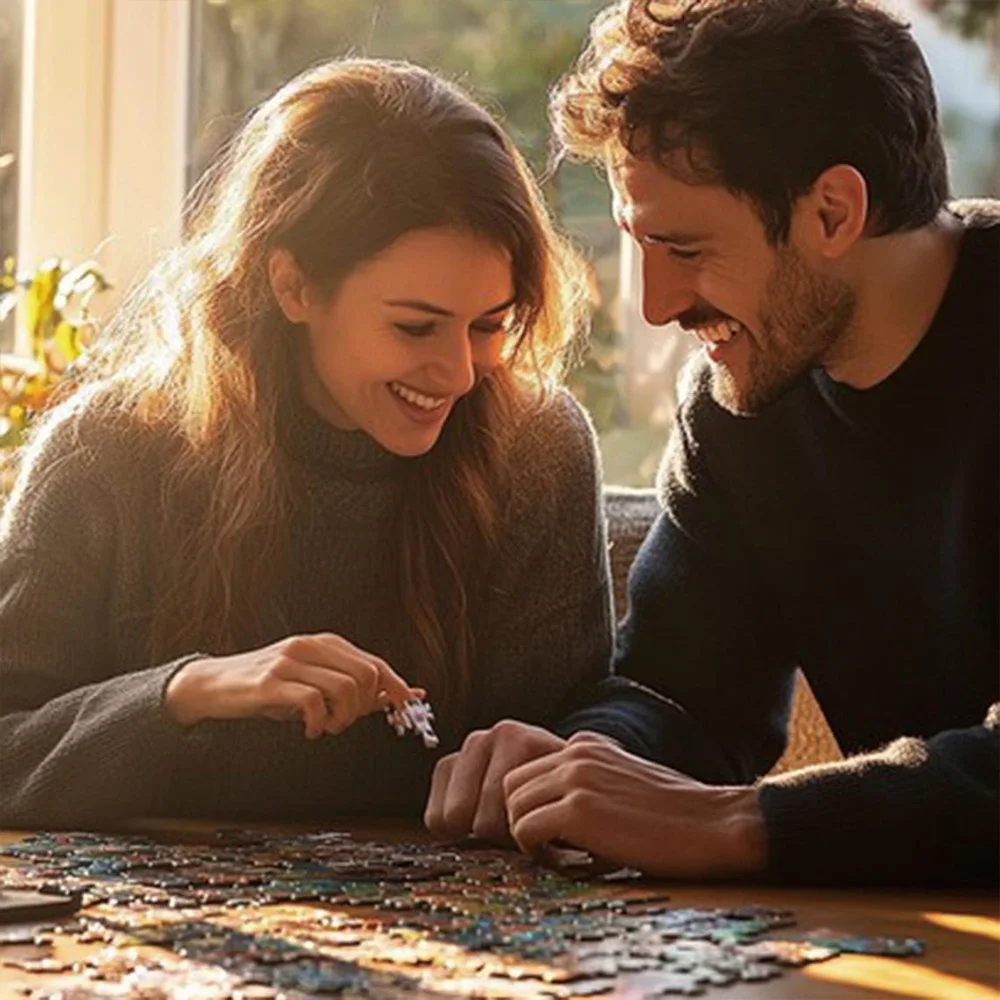 35/150/300/500/1000 szt. Personalizowane puzzle ze zdjęciem na zamówienie, puzzle dekompresyjne, mozaika, prezent urodzinowy, prezent dla ukochanej osoby