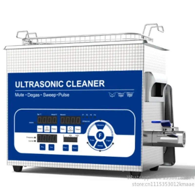 Vequyn Ultrasonic Cleaning Machine 40kHz, Manual Control, Stainless Steel, for & Lab Glassware  dental
