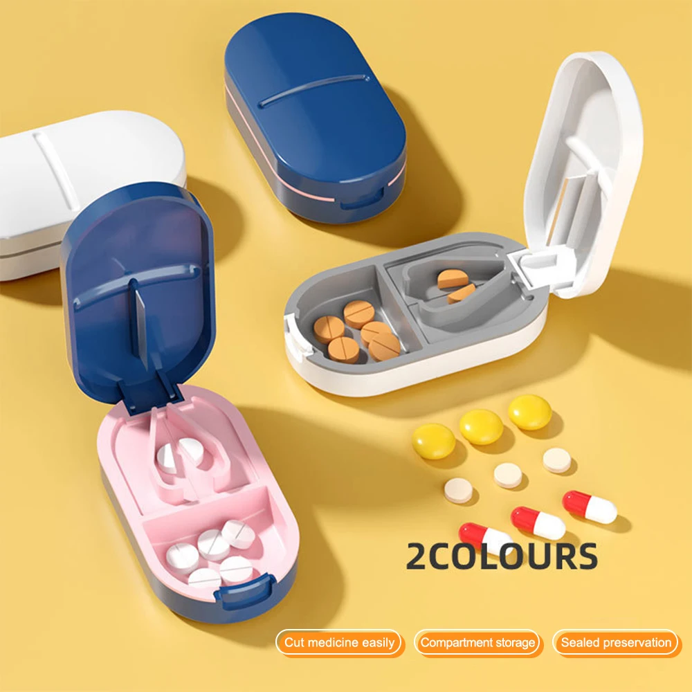 Portable Pill Box Organizer Container for Tablets Pill Case Medicine Storage Drug Boxes Vitamin Holder Container Pills Weekly