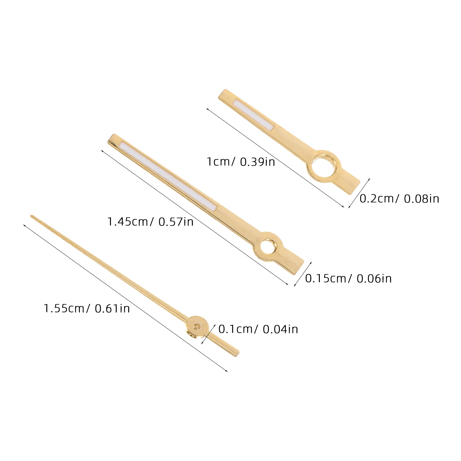 1Set Green Luminous Watch Hands Replacement for Movement Hour Minute Second Pointer Repair Kit Night Light Wristwatch DIY