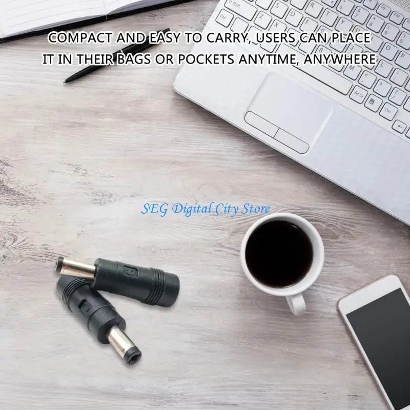 

U75B DC4.0x1.7mm to DC5.5x2.1mm Power Adapter Female to Male Charging Converter Connector for Laptops Power Supply