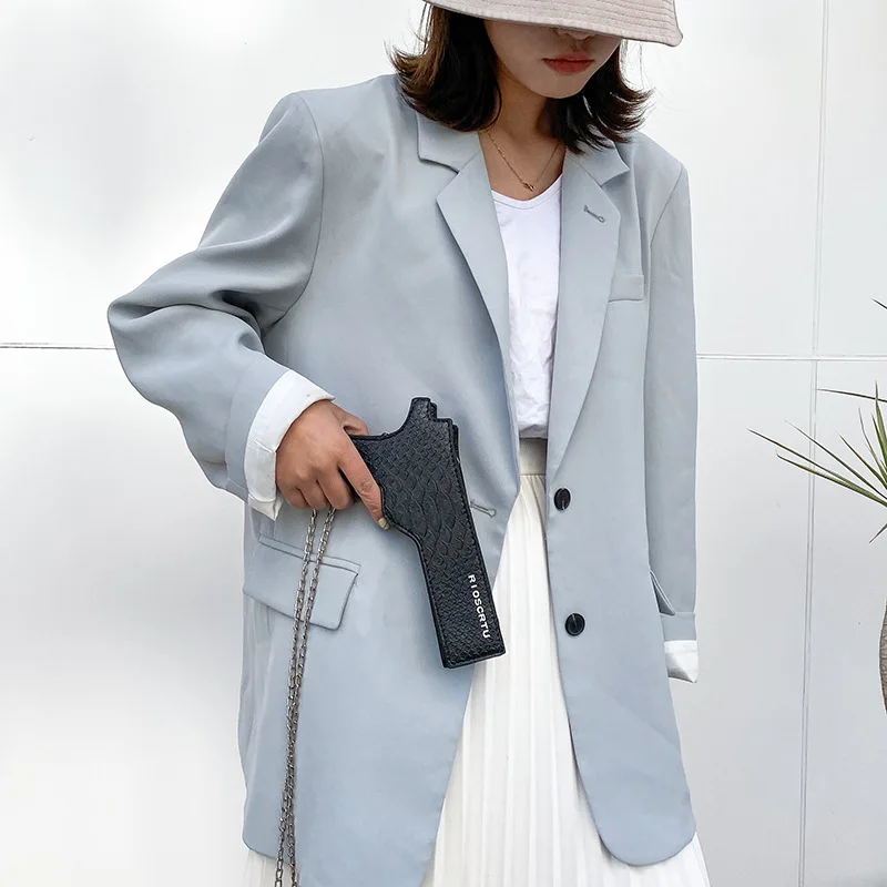 

New Brand Designer Funny Pistol Messenger Bag Cool Personality Childlike Chain Shoulder Bag Small Bag Purse Female