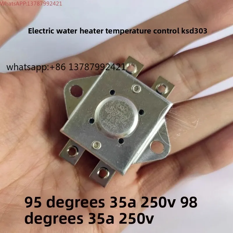 1PC Thermostat switch KSD303 95 degrees 98  35A instant electric water heater anti-dry protection thermostat