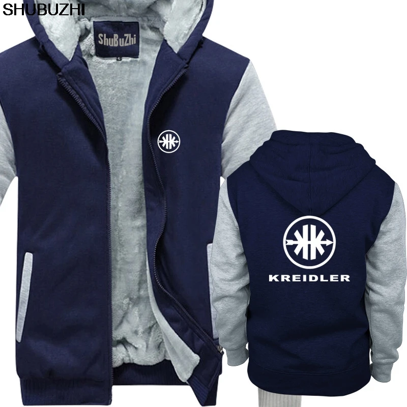 Men warm coat Kreidler Logo Fashion jacket male brand jacket brand funny thick hoodies cotton thick hoodies sbz381