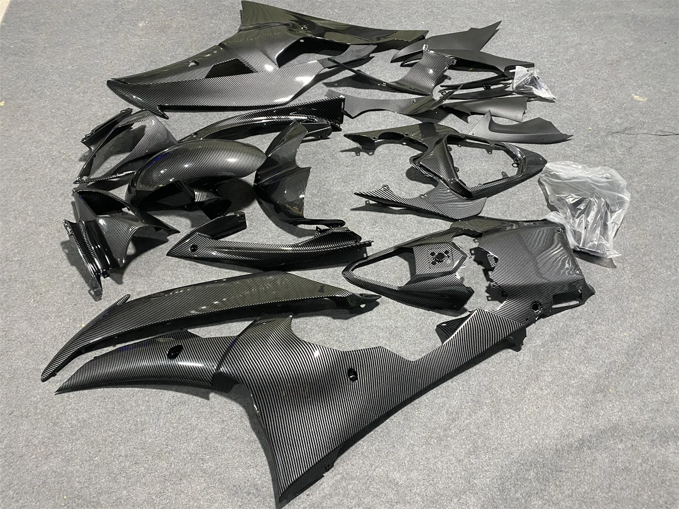 R6 2008 2009 2010 2011 2012 14 15 2016 Carbon Fiber Motorcycle Gas Tank Air Box Front Cover Fairing For YZF R6 2008-2016