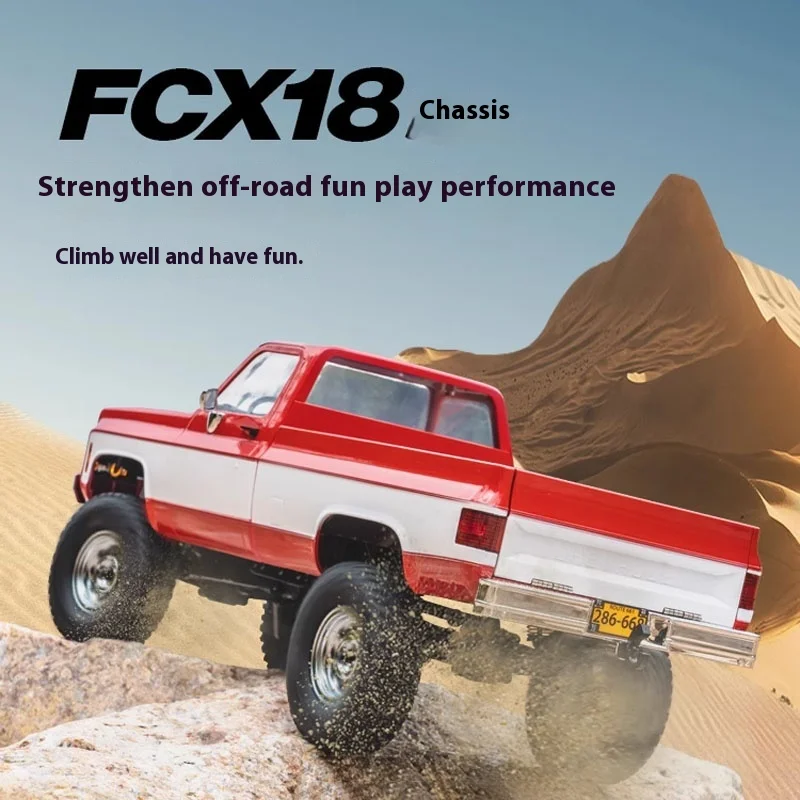 Fms 1:18 K10 Fcx Professionele Rc Afstandsbediening Vierwielaandrijving Hoge snelheid Klimmen Off-Road Simulatie Pickup Truck Model