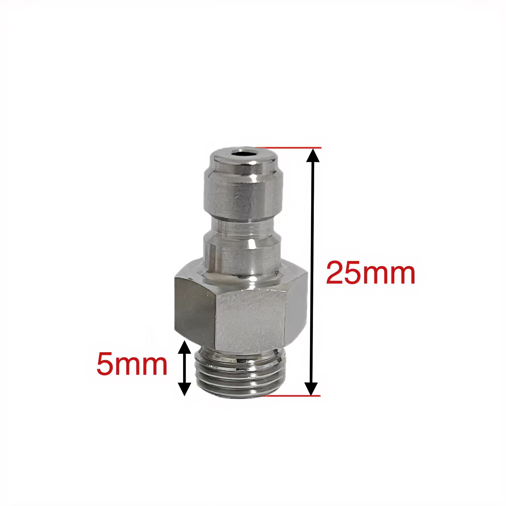 New Check Valve One Way Foster Male Quick Connect Plug Adapter 8MM Fill Nipple Kit 1/8\