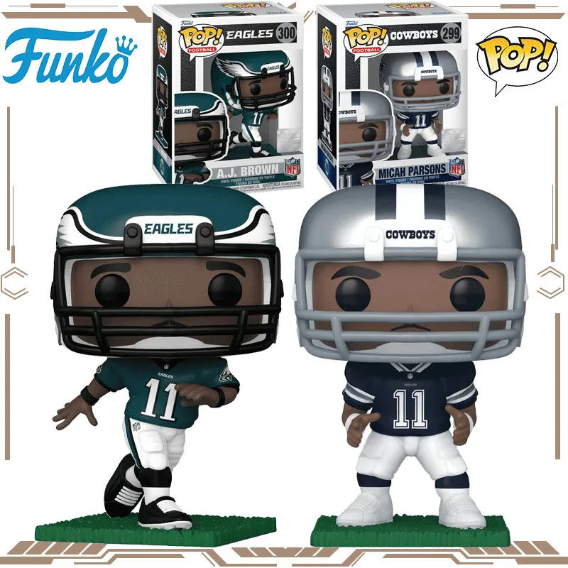 

Funko POP Original Eagles A.J. BROWN COWBOYS MICAH PARSONS Action Figure Toys for Boys Girls Gift Collectible Model Ornaments