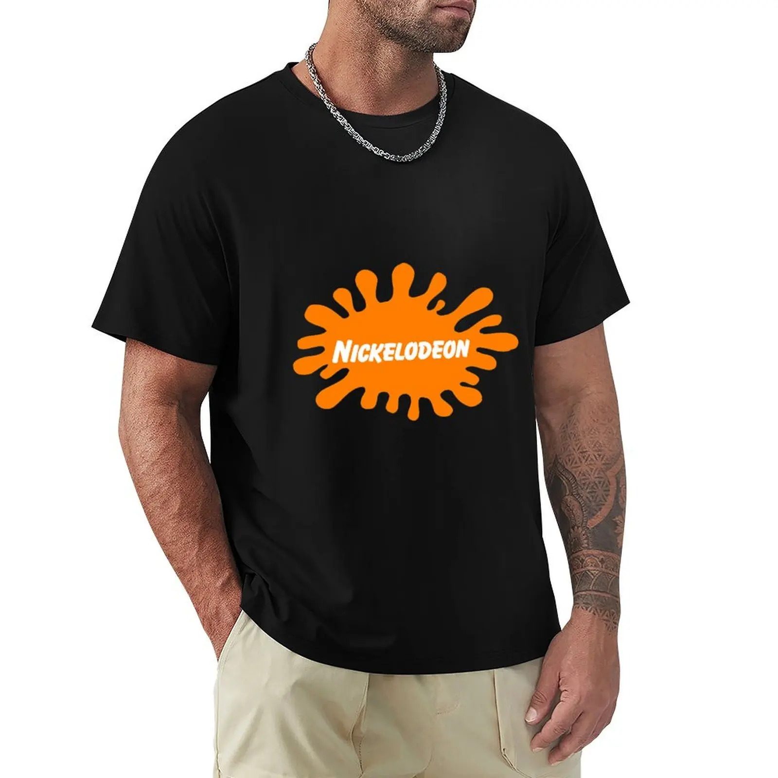 

Nickelodeon logo T-Shirt Blouse T-shirts man vintage tees tee shirts for men