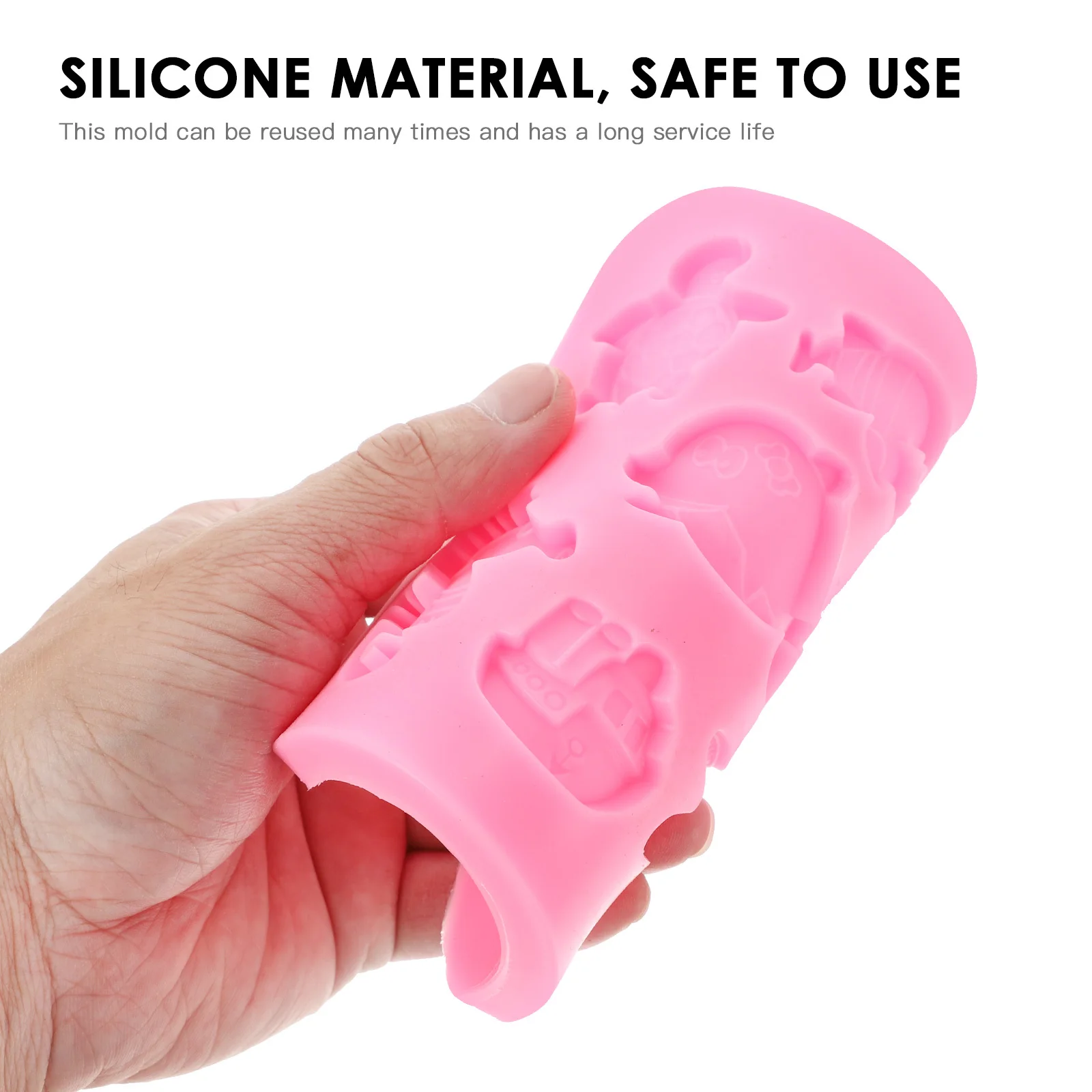 

Silicone Dolphin Mold 7 Compartments Cake Ice Cube Jelly Baking Dishwasher Safe Reusable Kitchen Barware