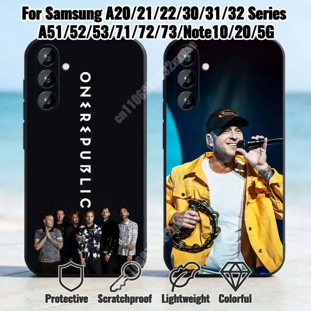 O-OneRepublic R-Ryan Tedder-S Phone Case for Samsung Galaxy A73 72 71 70 A53 52 41 40 A32 31 30 Note20 Note10 Note9