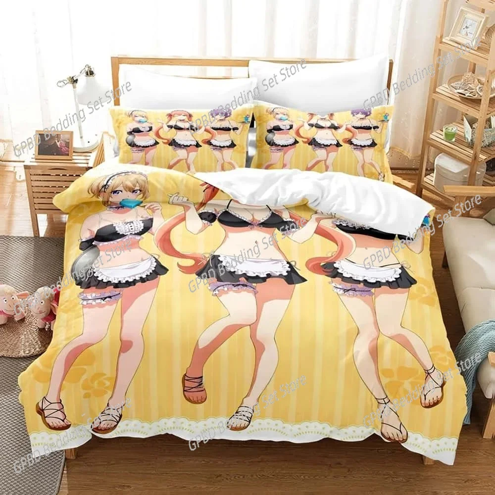 New Anime A Couple Of Cuckoos Bedding Set Single Twin Full Queen King Size Bed Set Adult Bedroom Duvet cover Sets Home Textiles