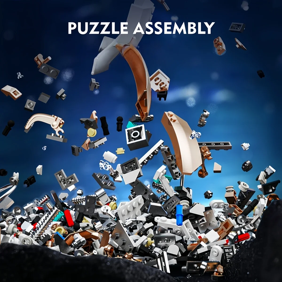 1768PCS MOC Science Fiction Octopus Machine Robot Building Blocks Sets Model Creative Bricks Kit DIY Toys For Kids Adult Gifts