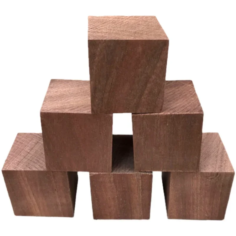 5/10/20/30 pcs Sapele Wood cube 2/2.5/5 cm Natural block Pixel Decorative DIY Magic