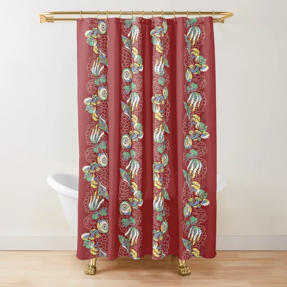 

Fishing Net (lipstick red) Shower Curtain Cover For Shower Curtain