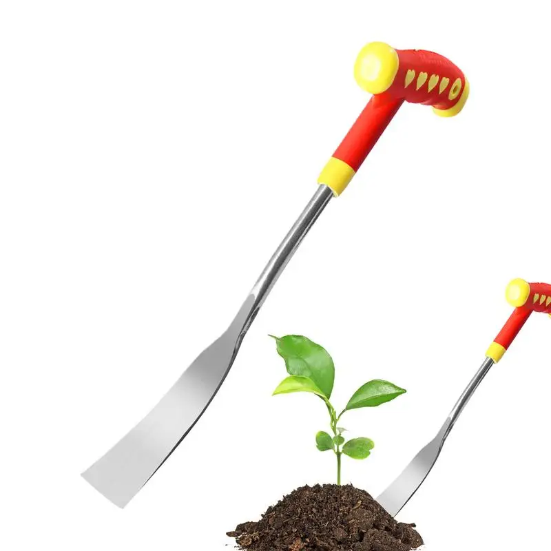 

Grass Removal Tool Garden Weeder Tool Stainless Steel Digger Shovels Heavy Duty Handheld Rake For Outdoor Flower Bed Planting