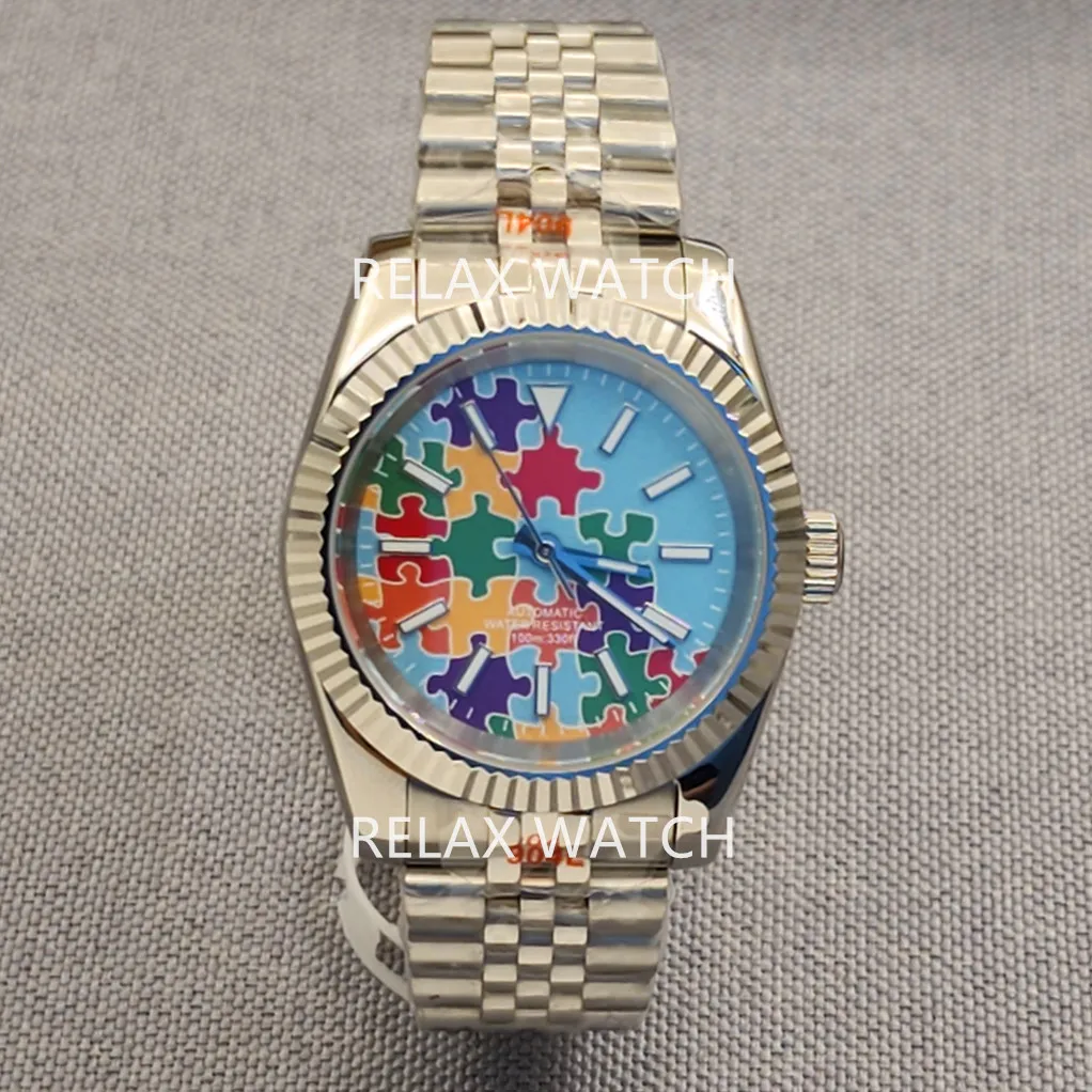 2023 New 36mm 39mm Sapphire Glass Multi-Color Dial Stainless Steel Automatic Movement Watch Japanese Nh35 B