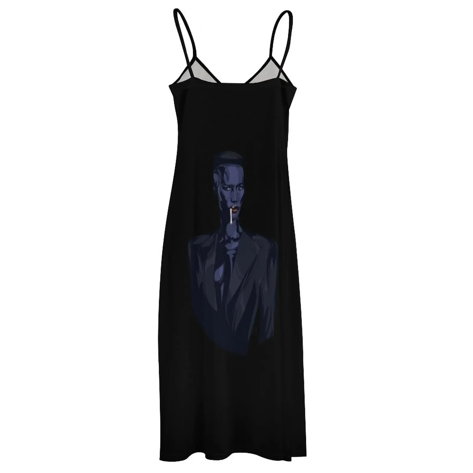 Grace Jones T-Shirt ärmelloses Kleid lose Damen kleid Kleider für Frauen 2024 Luxus Designer Party