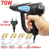 70W 220V Handheld Plastic Welding Machine Hot Stapler Welding Iron, Plastic Stapler PVC Repair Machine Car Bumper Repair Tools
