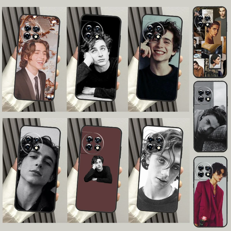Timothee Chalamet aktor pokrowiec na OnePlus Nord 2 2T CE2 Lite N10 N20 pokrowiec na OnePlus 11 9 10 Pro Ace 2 8T 9RT 10T