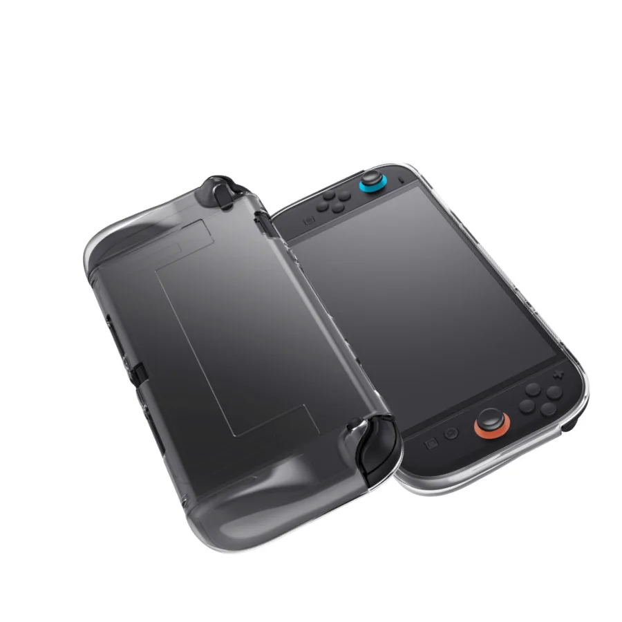 Custodia in cristallo trasparente per PC dockingabile per custodia protettiva per console di gioco Switch 2 per Nintendo Switch 2 TPU