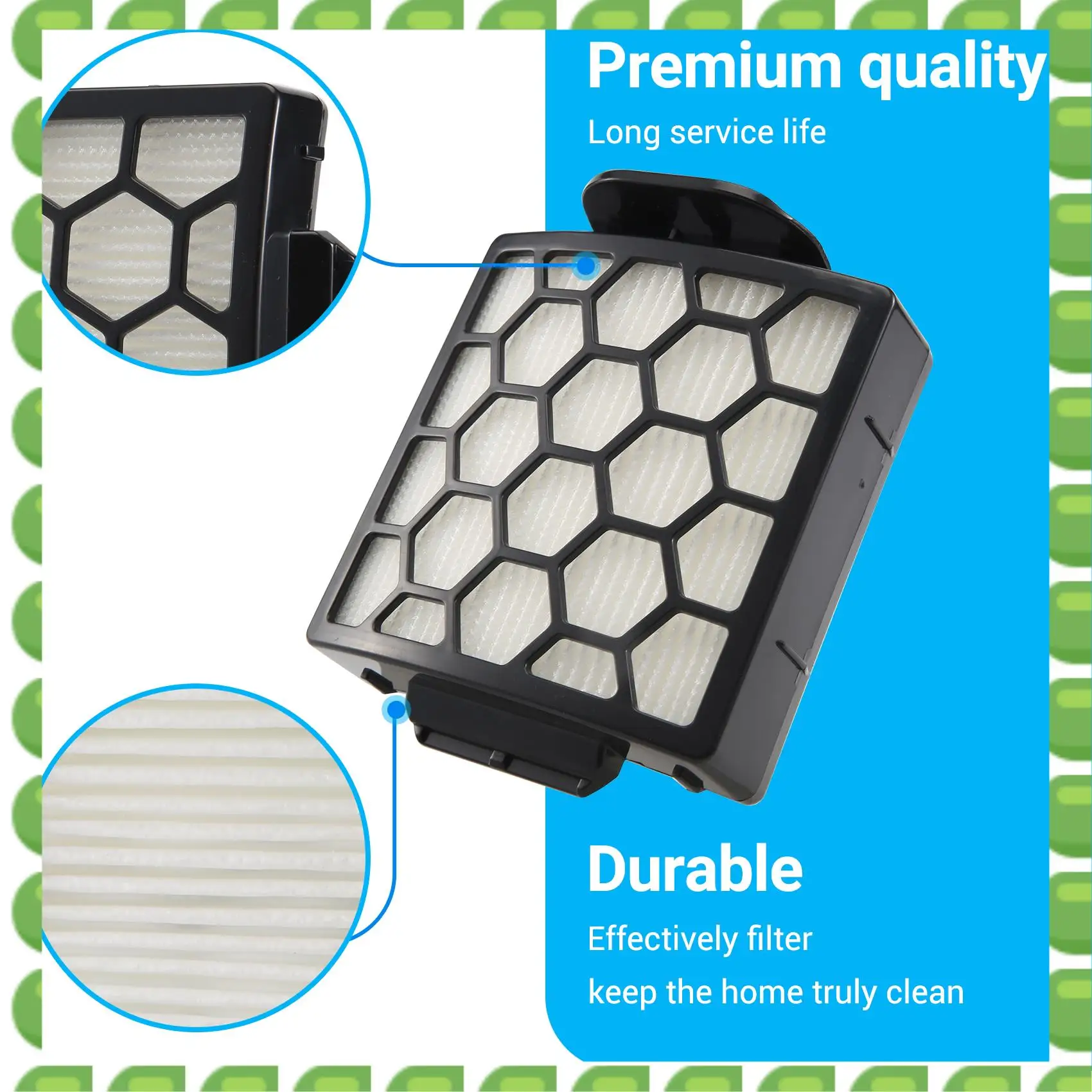 

A04V HEPA Filters Foam Felt Filter For Shark Navigator ZU60 ZU62 ZU62C NV255 Self-Cleaning Brushroll Pet Pro Upright Vacuum