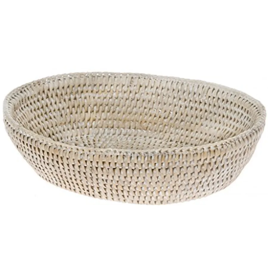 

1020035 La Jolla Bowl Bread Basket Small White-Wash