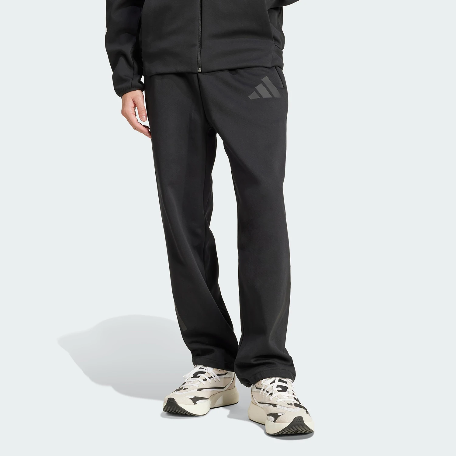 Adidas genuine new men's soft lace up loose knit pants JC5478