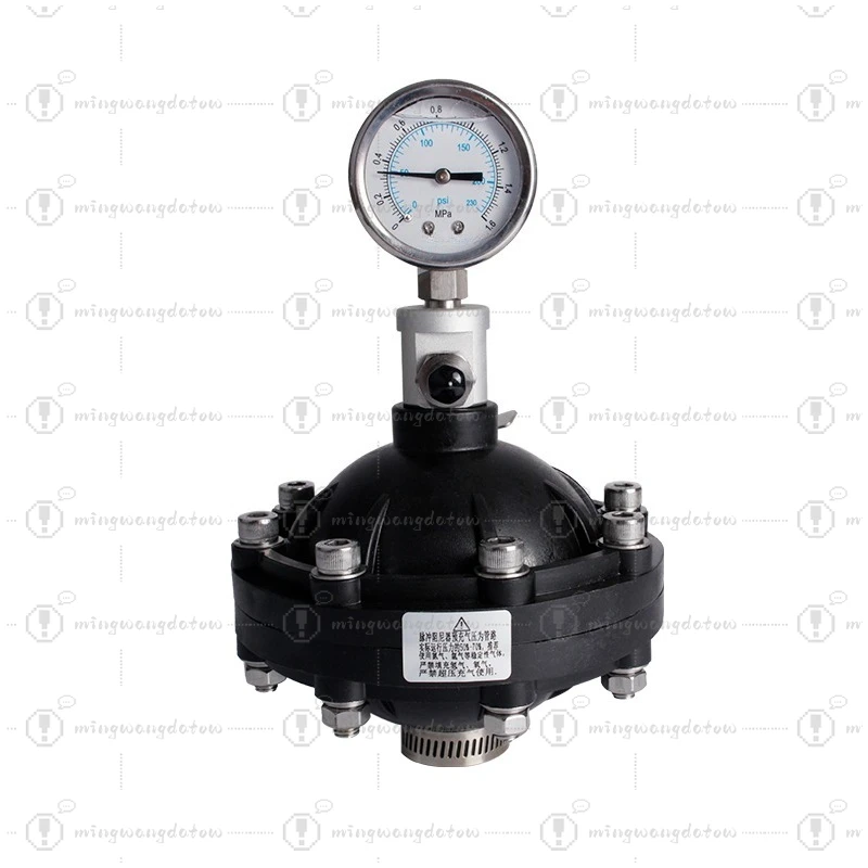 

Industrial PVC Diaphragm Pulsation Dampener, Pulse Buffer Pulsation Absorber, DN15 DN20 DN25 DN32 Pipe Fitting 5.