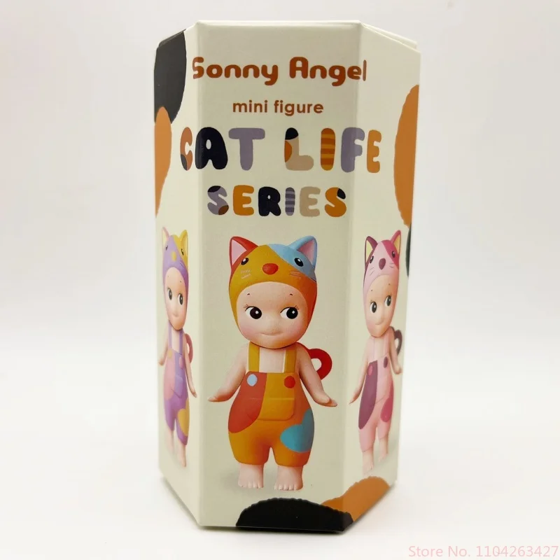 Nieuwe 1:1 Replica Sonny Angel Cat Life Series Cherry Blossom Limited Edition Blind Box Ornamenten Mysteries Kid Toy Verjaardagscadeau