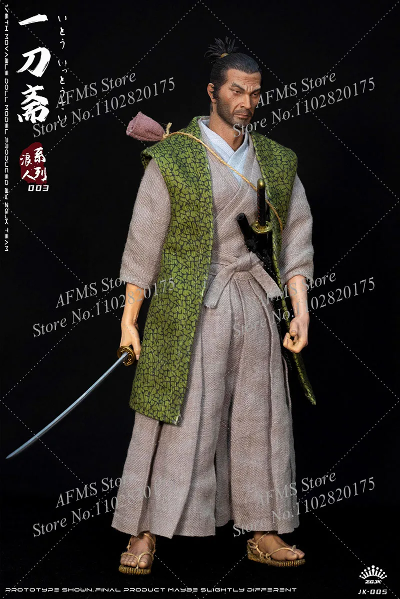 Zgjktoys JK-005 1/6 figura colecionável japonês ronin ito ichinosa samurai versão conjunto completo 12 ''men soldado figura de ação modelo