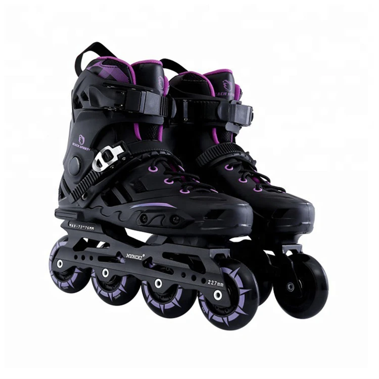 

2024 Roller Skating Shoes Portable Exercise Roller Skates 4 Wheels Purple Roller Inline Skate Outdoor Reaction Equipment