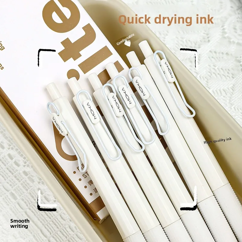 Kreativer Druckstift, Signaturstift, schwarzer Stift, Studentenbedarf, schnell trocknender Stift, Schreibwaren – Detail 2