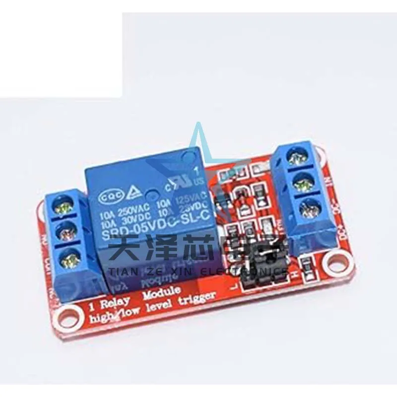 1/2/4/8-Channel 5/9/12/24V Relay Module Optocoupler Isolation High and Low Level Trigger Microcontroller Red Board