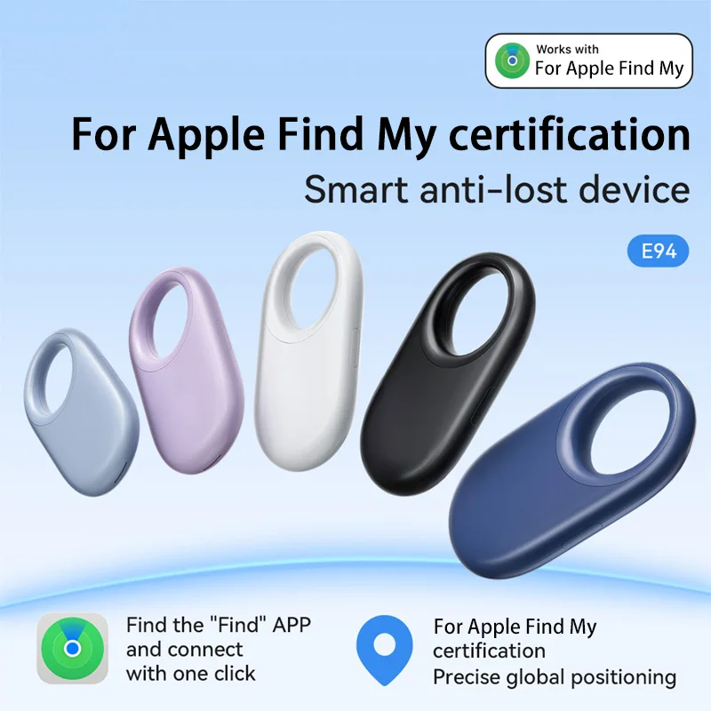 

E94 для Apple Find My Mini Bluetooth GPS трекер с защитой от потери устройства напоминания ключей поиск домашних животных детская сумка кошелек автомобильный локатор смарт-тег