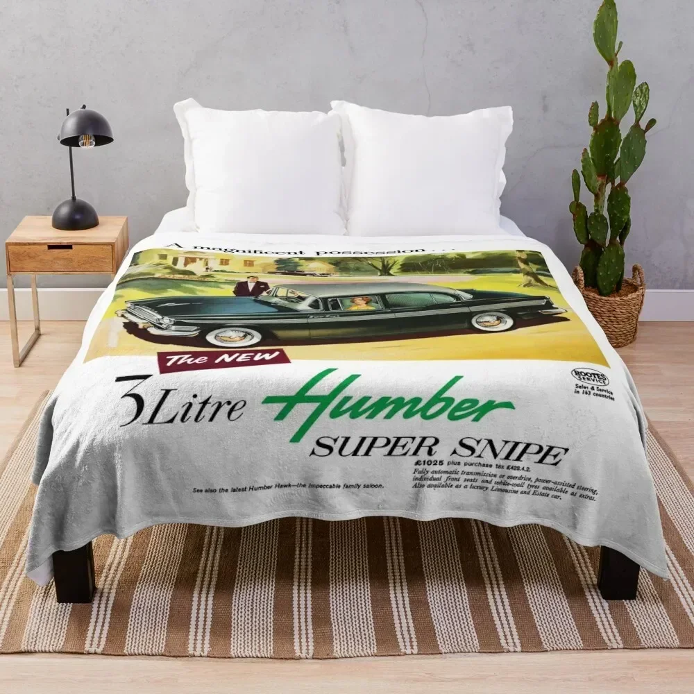 HUMBER SUPER SNIPE Throw Blanket Picnic Bed Blankets