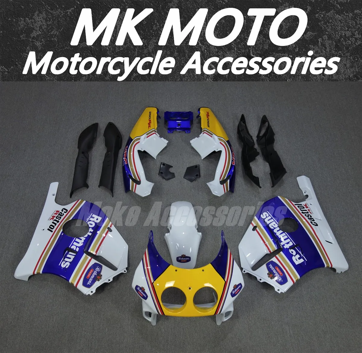 

Fairings Kit Fit For Cbr250rr Mc22 1990 1991 1992 1993 1994-1999 Bodywork Set High Quality ABS Injection White Yellow Blue