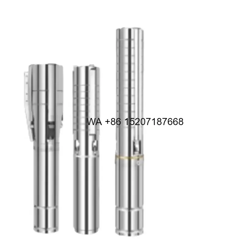 Wmwmnu AC Submersible Solar Water Pump Solar Powered Deep Well Pumps for Agriculture Irrigation
