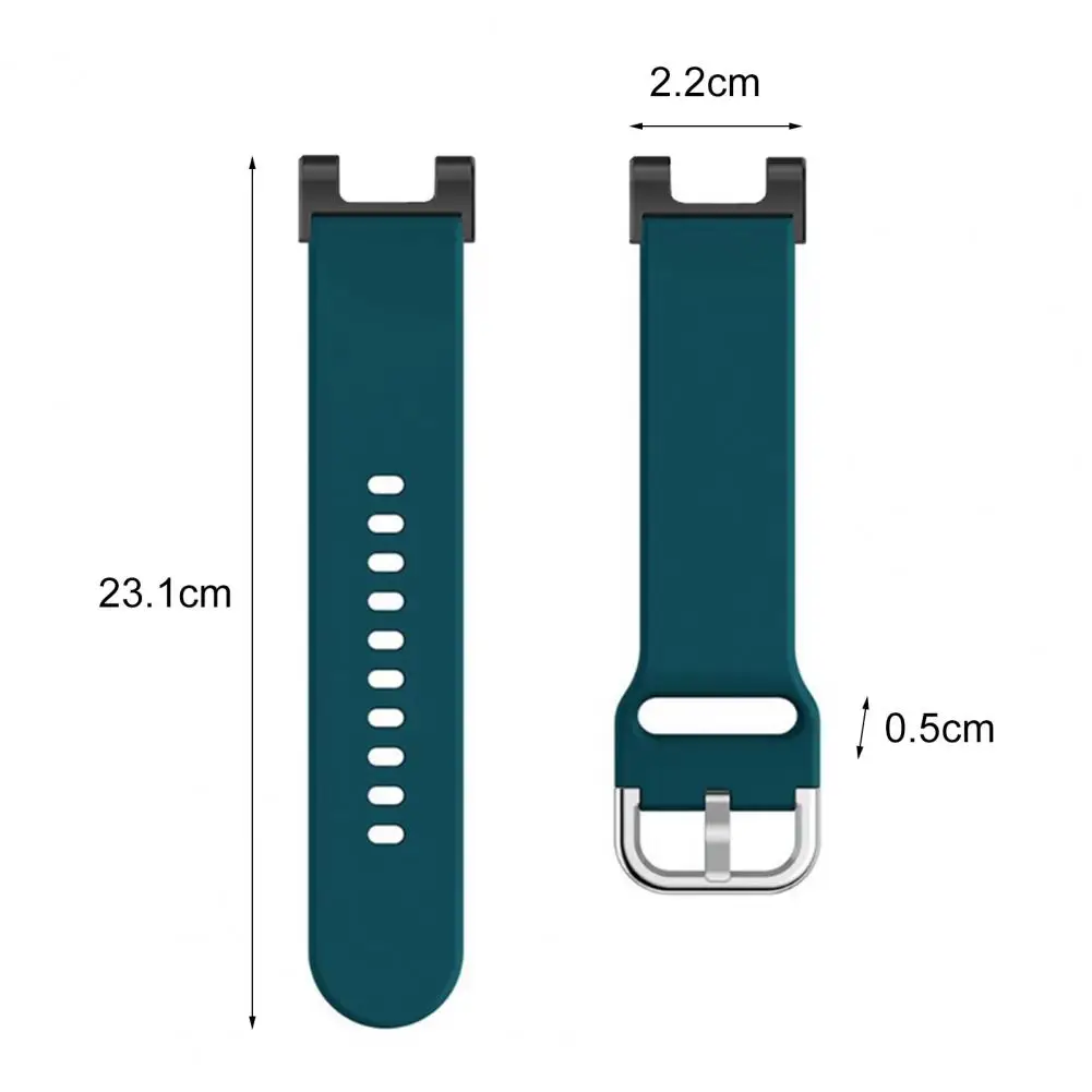 Легкий высококачественный силиконовый ремешок для умных наручных часов, сменный простой в установке ремешок для часов, утолщенный