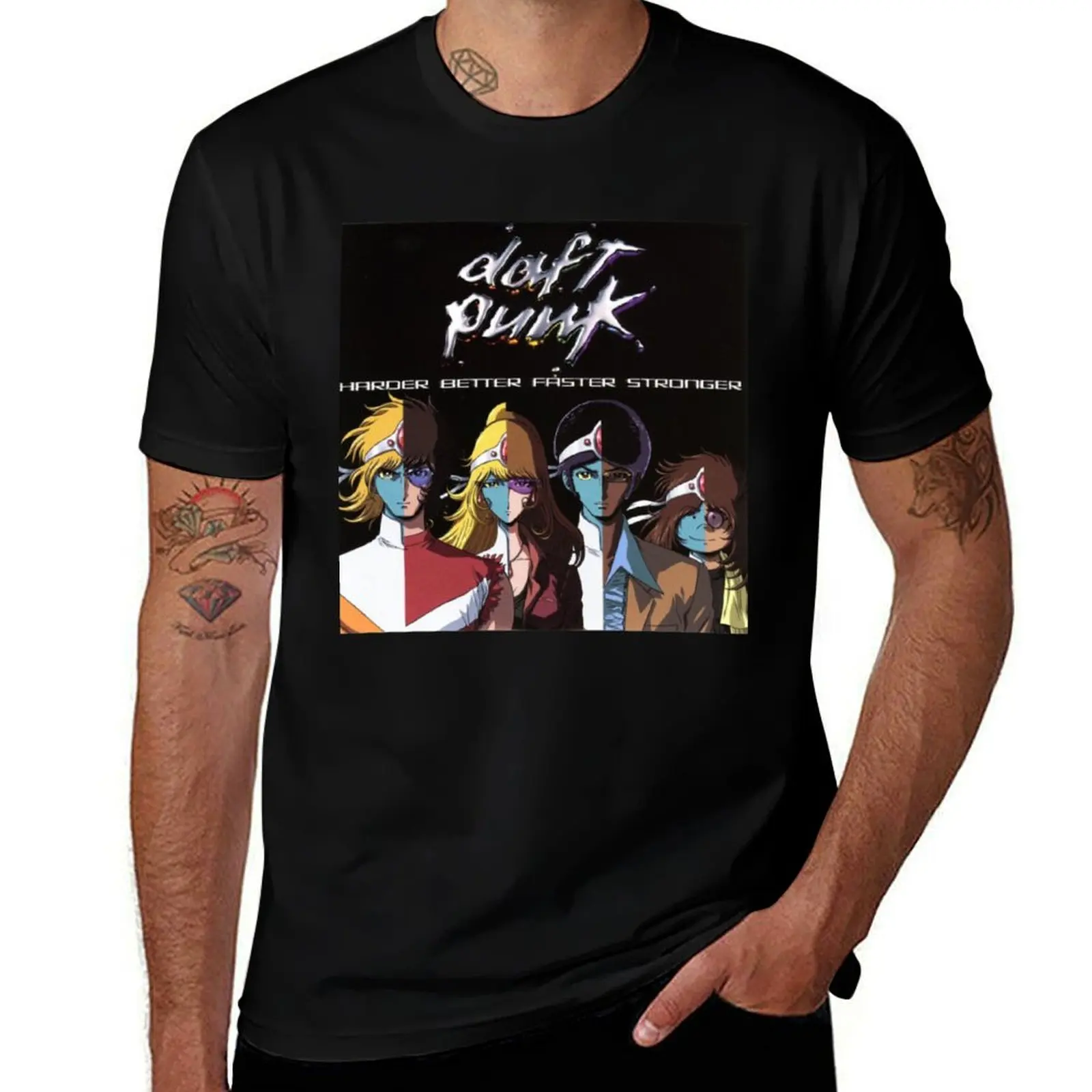 

interstella 5555 - vintage music T-Shirt Funny t-shirts anime figures oversized sweat t shirts for men pack