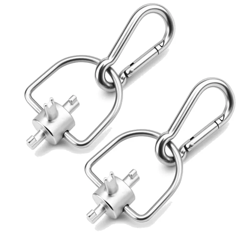 3 In 1 HVAC Locking Cap Key Removal Tool For R410A R22 AC Systems Silver Finish Compact Design For Technicians