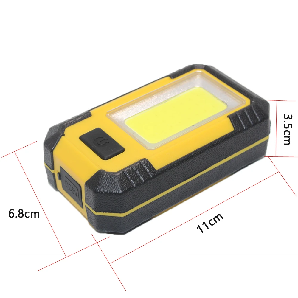 30W Portable LED Work Light USB Rechargeable Work Light 3 Modes Car Repair Flashlight with Magnetic Base Handheld Work Light