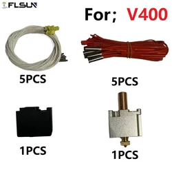 FLSUN V400 Hotend części do rur grzewczych akcesoria do drukarek 3d 24 v60w czujnik grzałka patronowa temperatury V6 dysza hurtowa